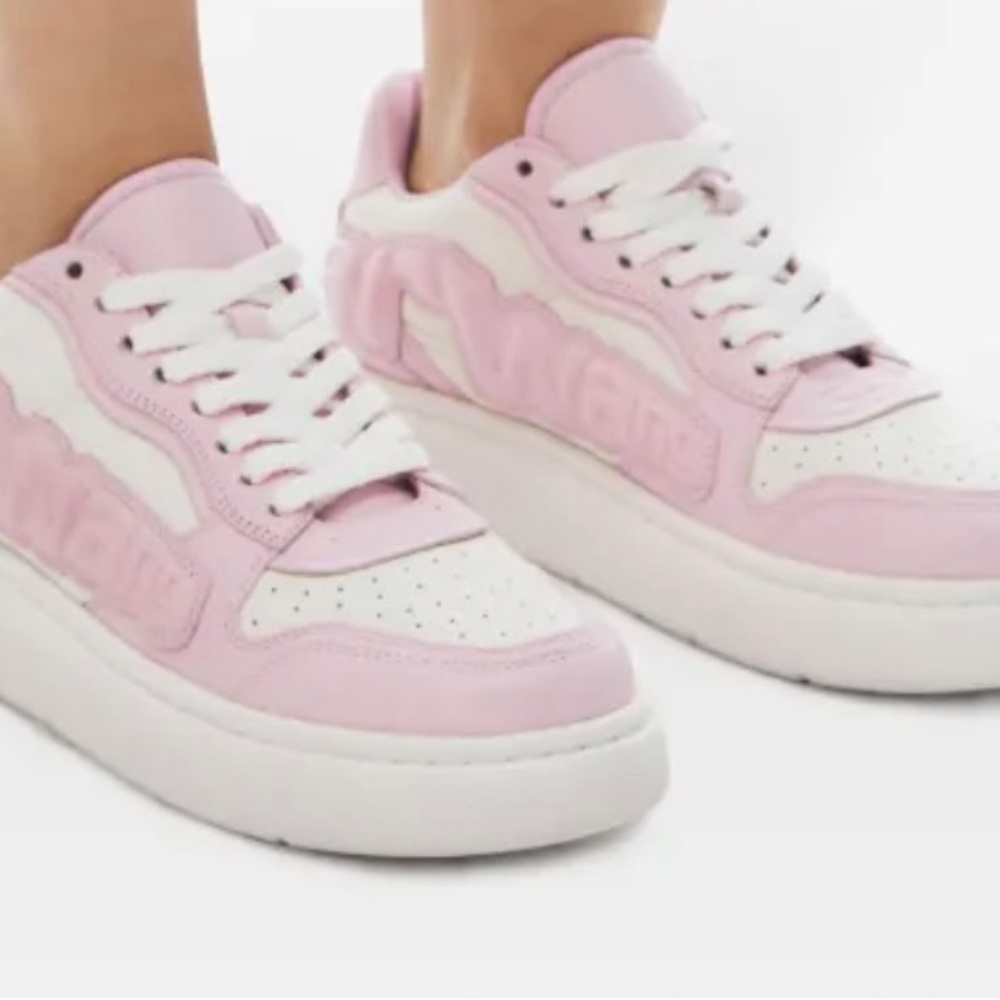 Alexander Wang Pink and White Sneakers
